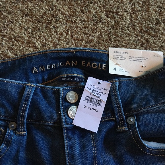 American Eagle Super Stretch Artist Crop Jean - Picture 4 of 4